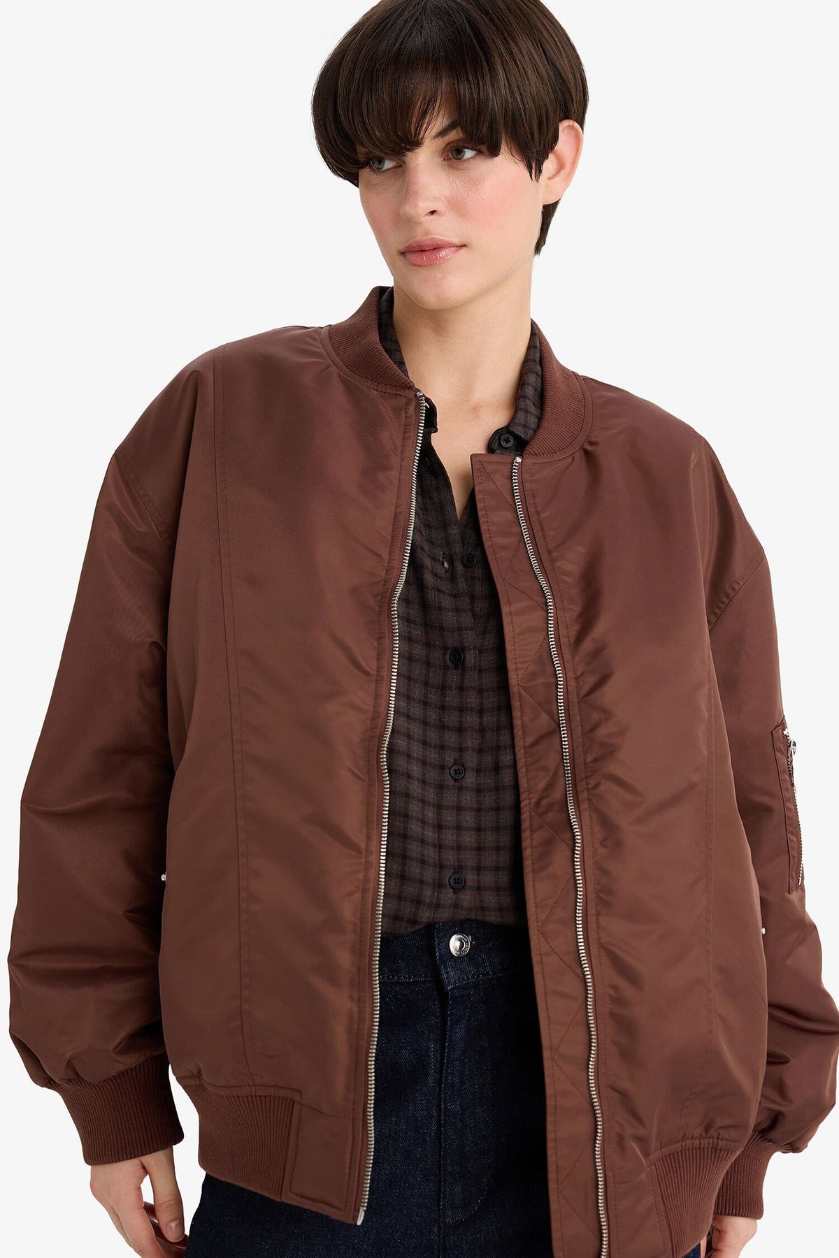 Warm Water Repellent Bomber Jacket Main image