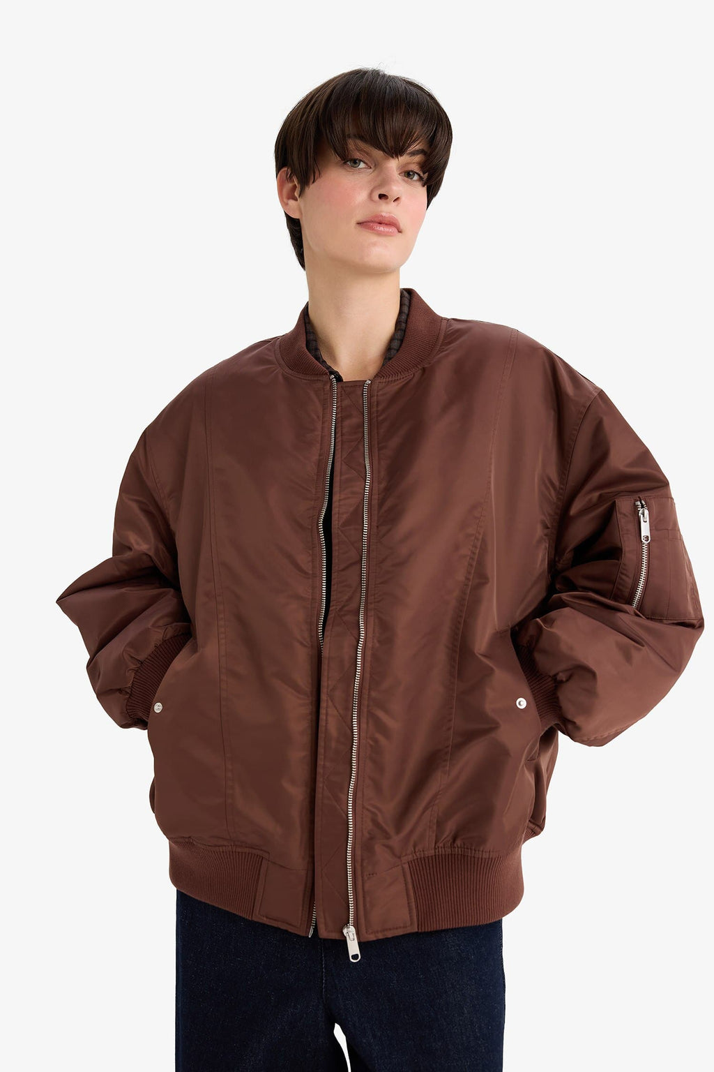 Warm Water Repellent Bomber Jacket