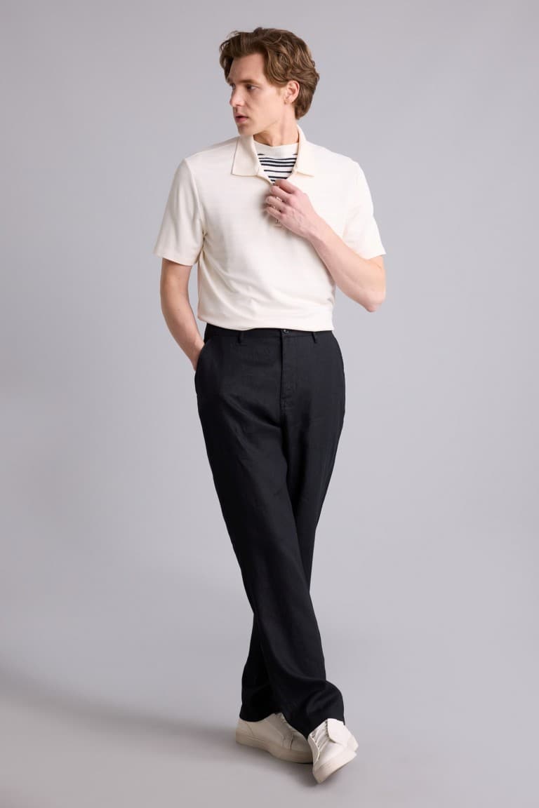100% Linen Relax Fit, Linen Trousers Main image