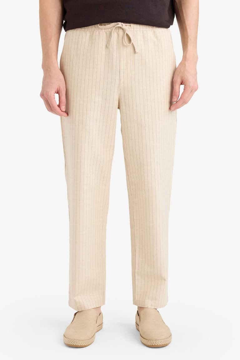 RELAX FIT Cotton Linen Trousers