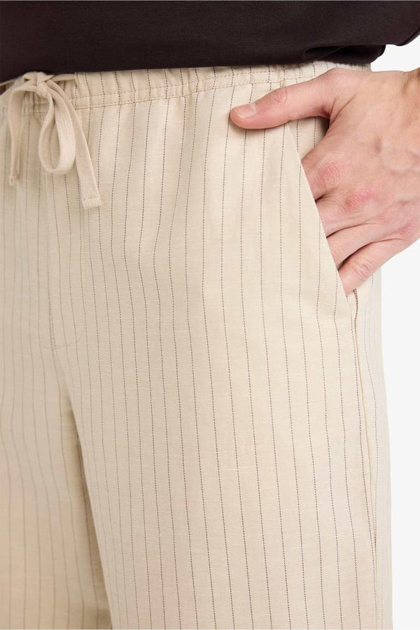 RELAX FIT Cotton Linen Trousers