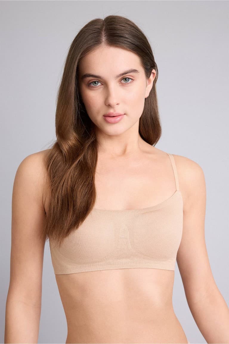 Cotton Removable Cap Pad Non-Wired T-Shirt Bra