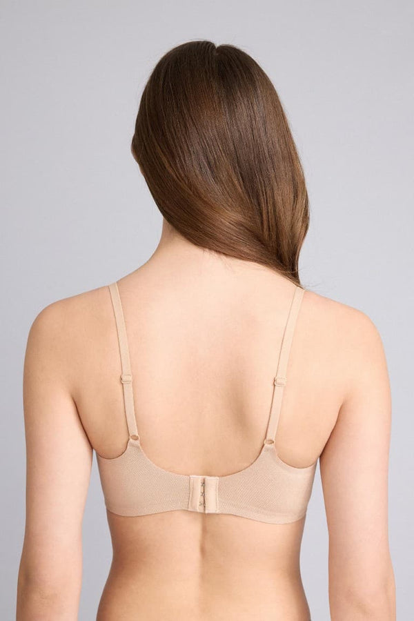 Cotton Removable Cap Pad Non-Wired T-Shirt Bra