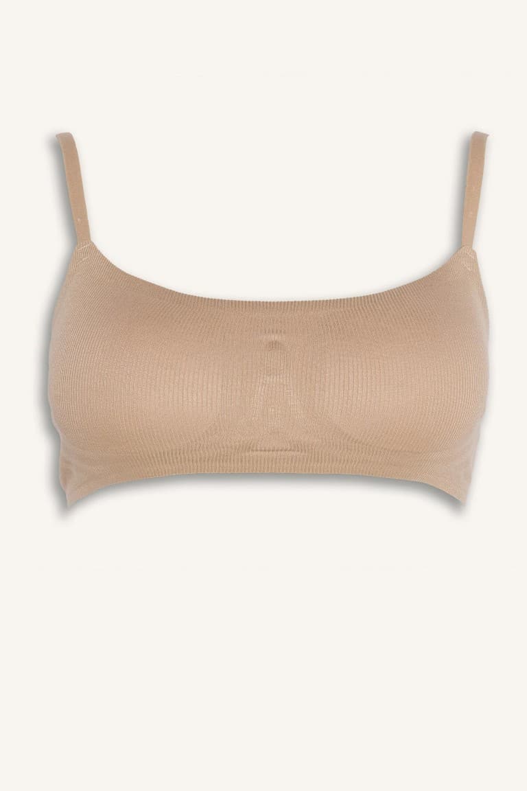 Cotton Removable Cap Pad Non-Wired T-Shirt Bra