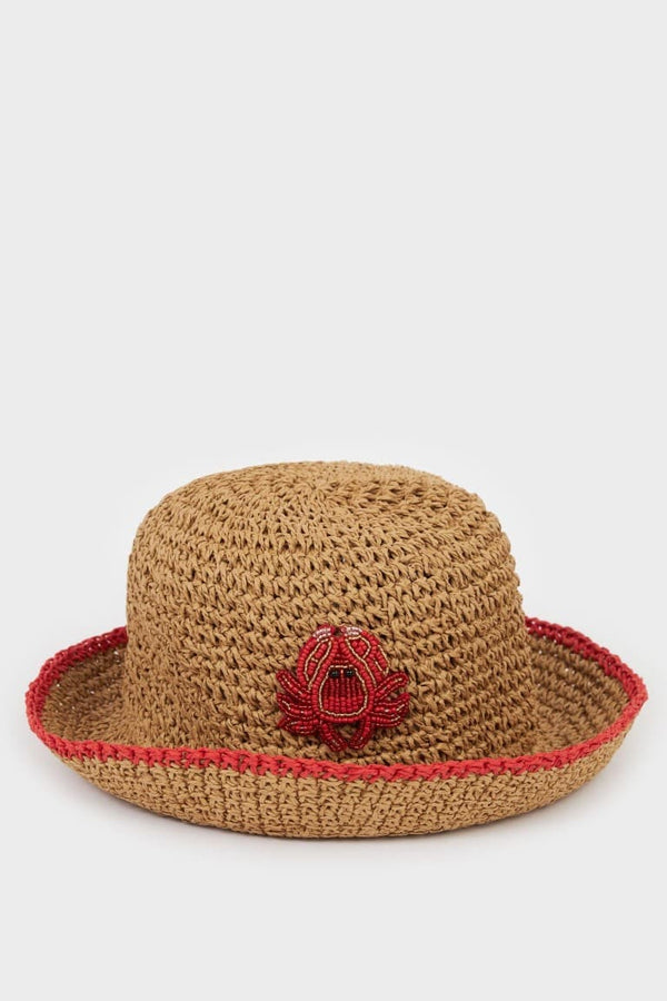 Women Animal Print 3D Straw Hat
