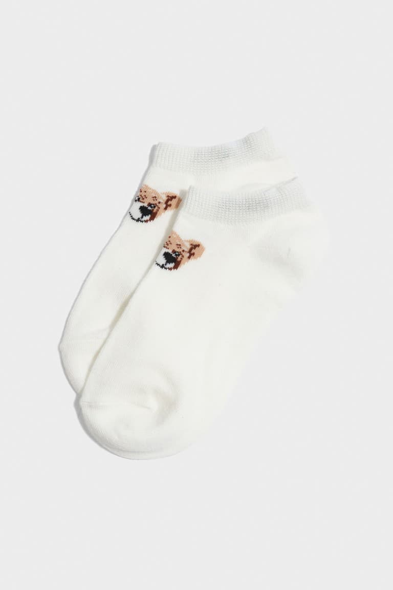 Teddy Bear 5 Pack Cotton Booties Socks Boy