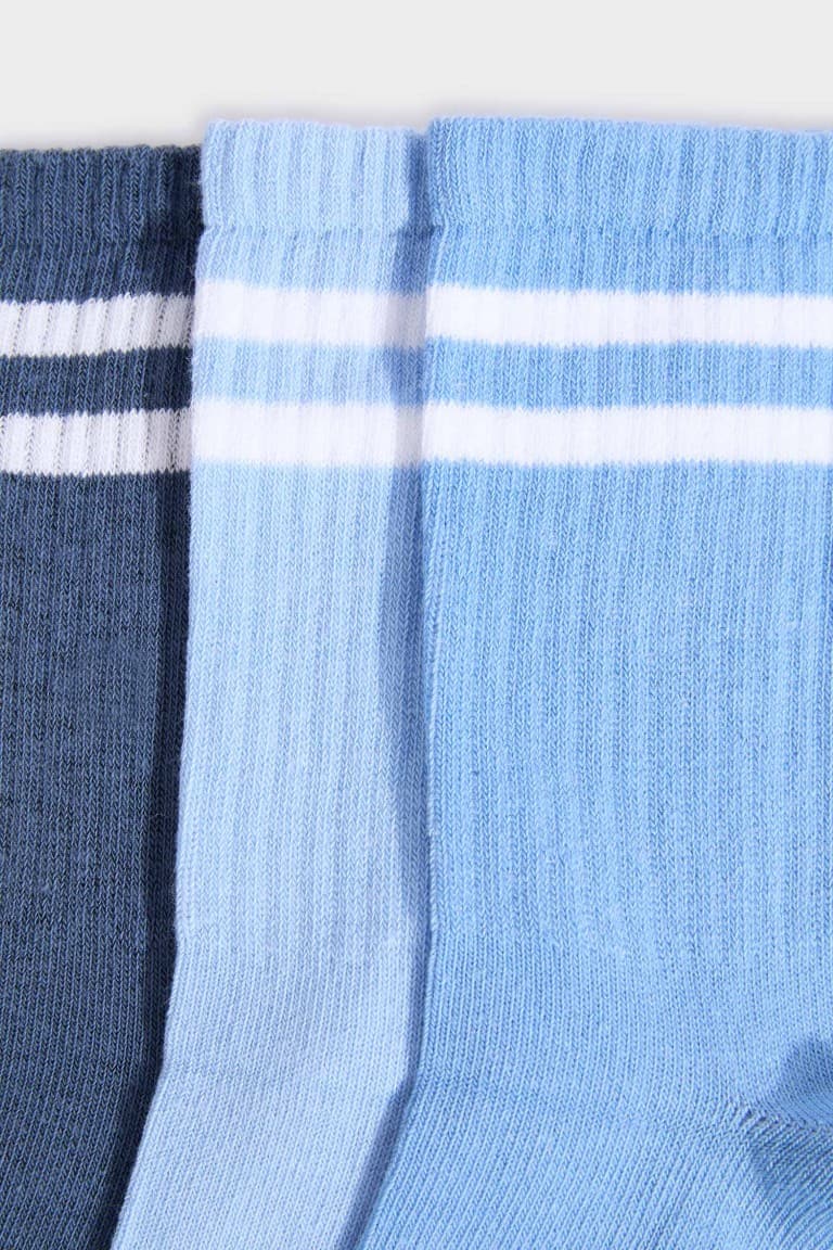 3-Pack Cotton Long Socks Boy