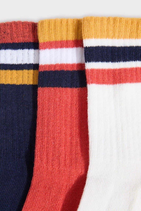 3-Pack Cotton Long Socks Boy