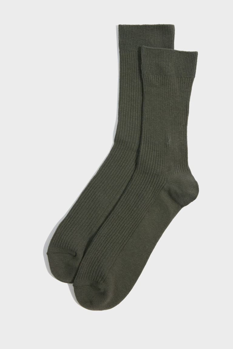 Men 5-Pack Cotton Long Socks