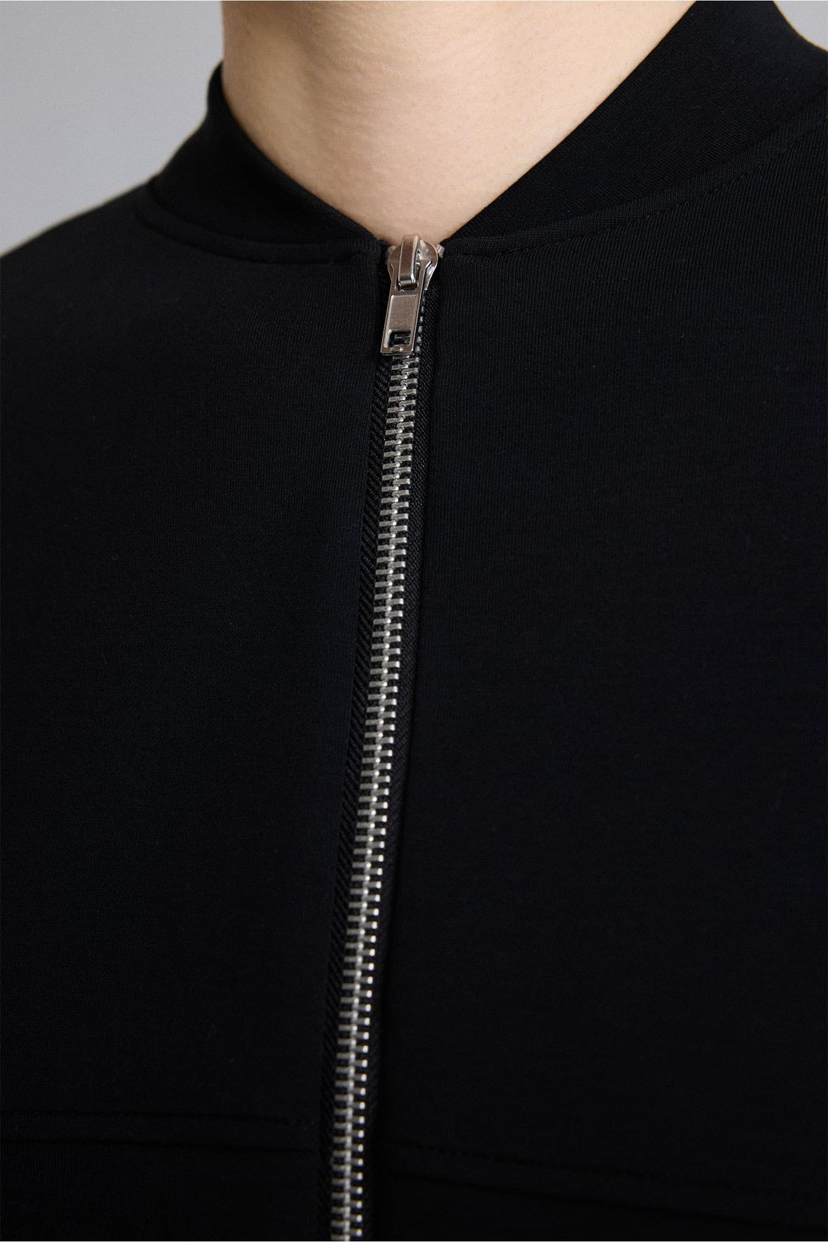 Half Turtleneck Modal Cardigan