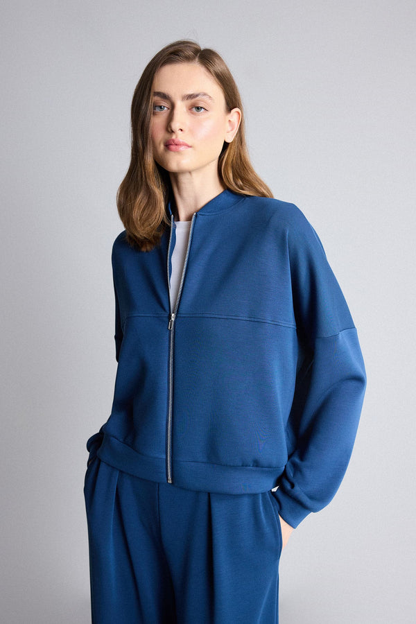 Half Turtleneck Modal Cardigan