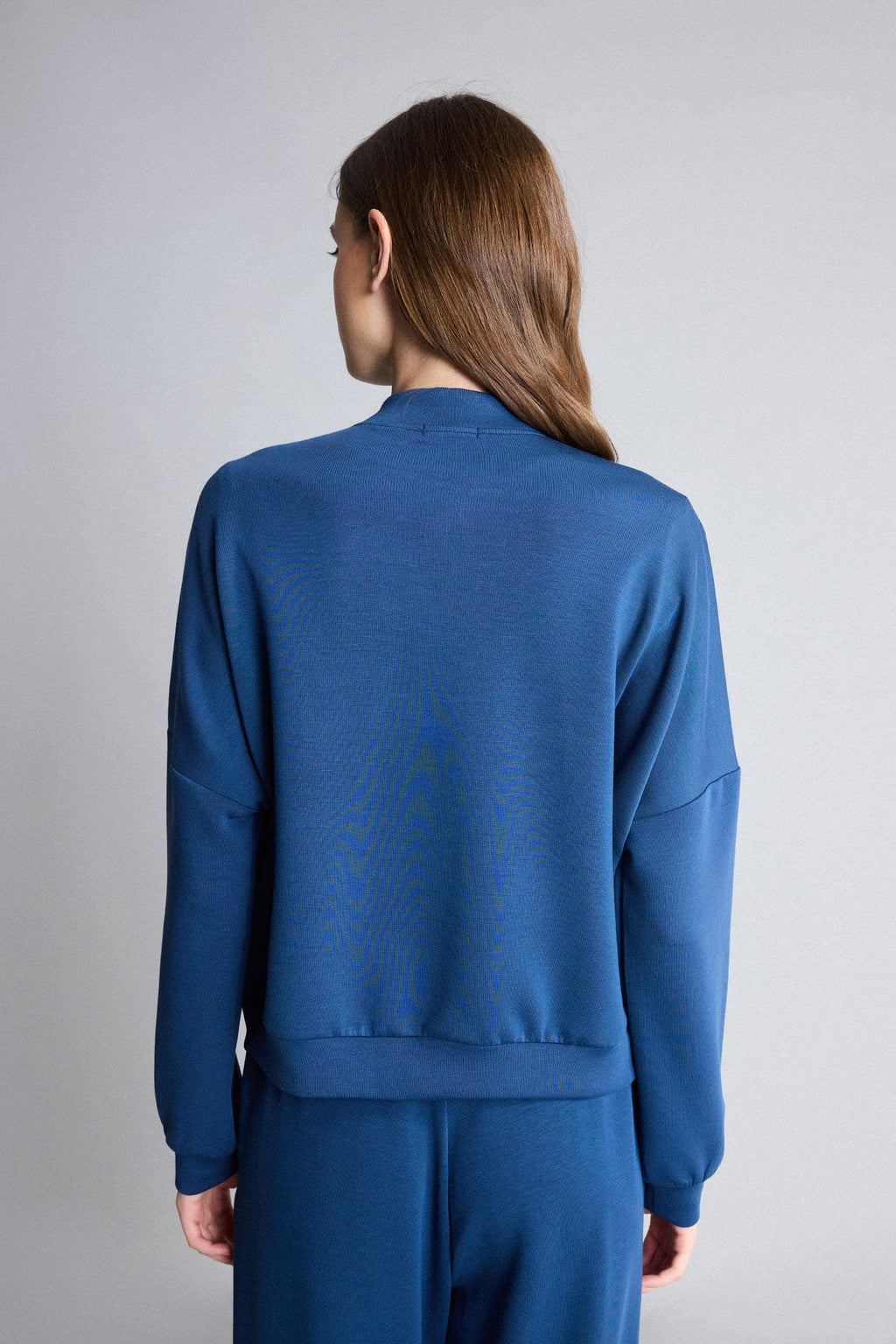 Half Turtleneck Modal Cardigan