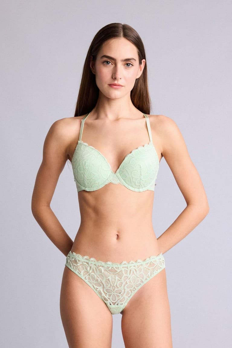 Glittery Lace Brazilian Panties Main image