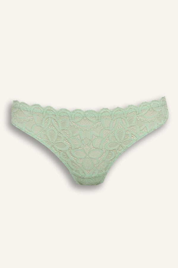 Glittery Lace Brazilian Panties