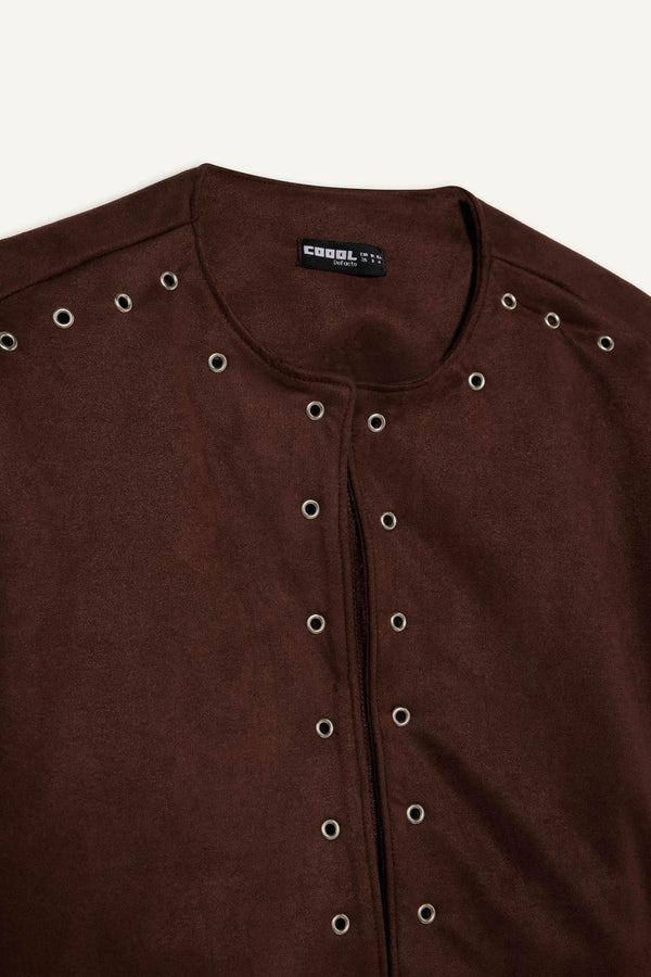 Crop Suede Jacket