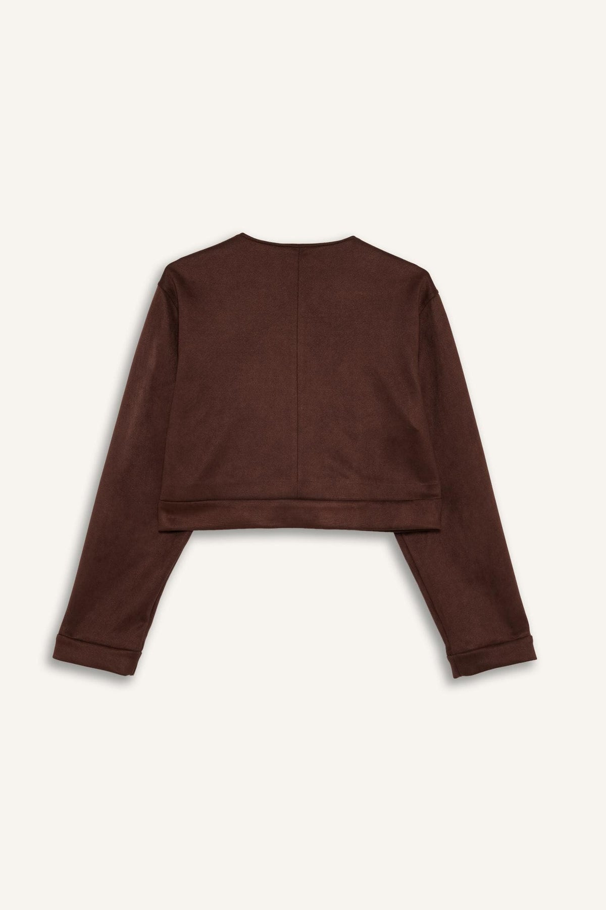 Crop Suede Jacket