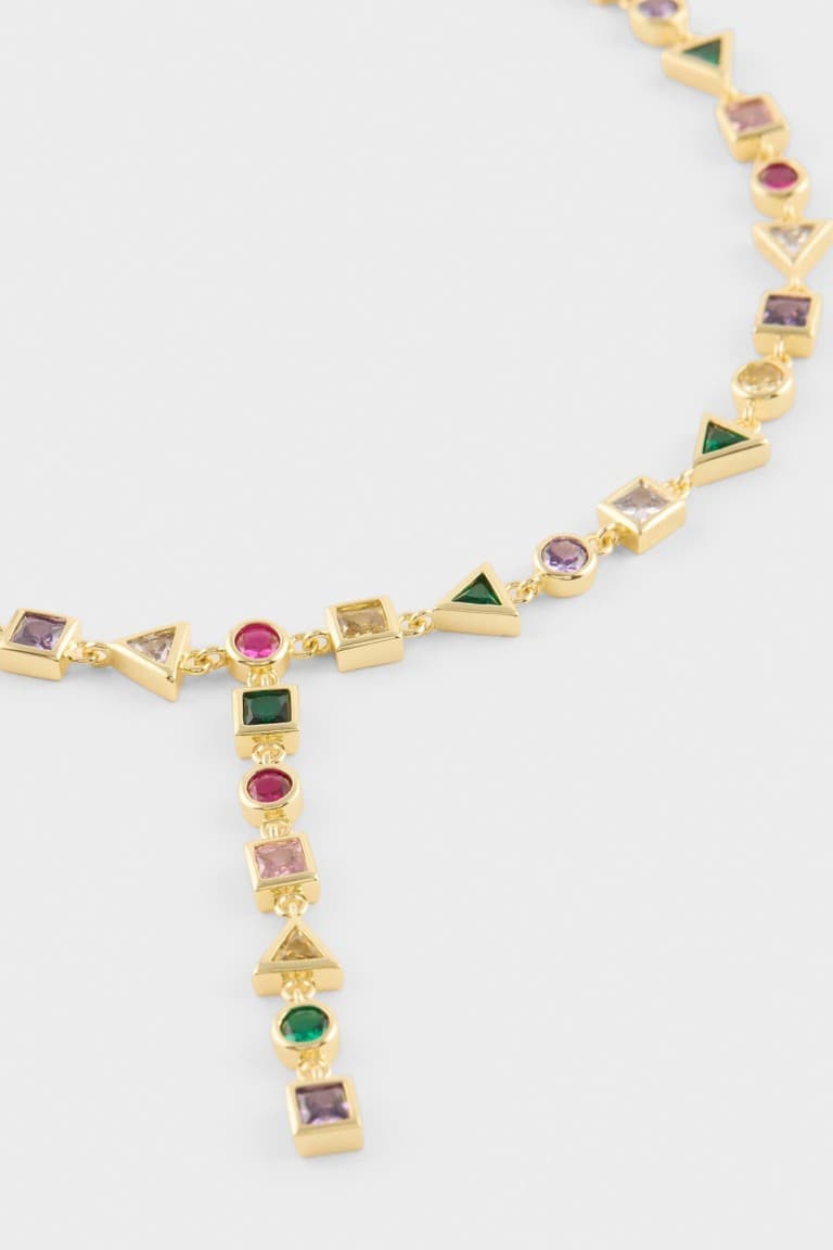 Reis X DeFacto Stone Gold Necklace
