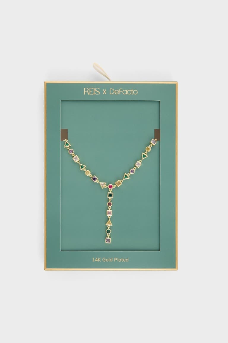 Reis X DeFacto Stone Gold Necklace