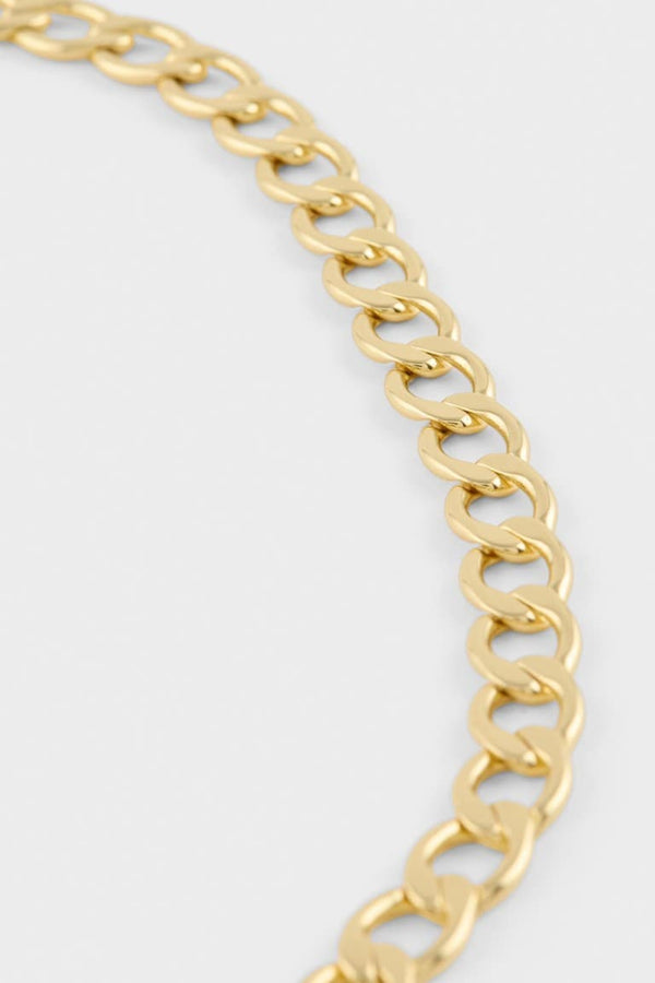 Reis X DeFacto Chain Patterned Gold Necklace