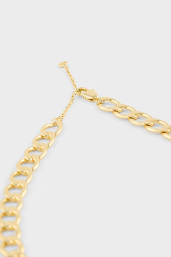 Reis X DeFacto Chain Patterned Gold Necklace