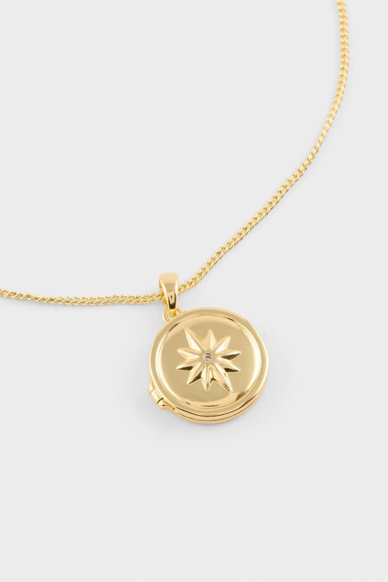 Reis X DeFacto Medallion Gold Necklace
