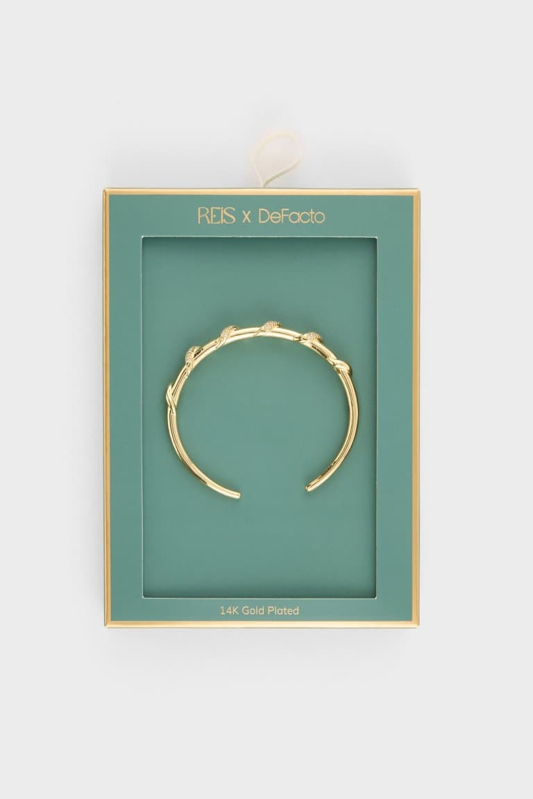 Reis X DeFacto Spiral Gold Bracelet