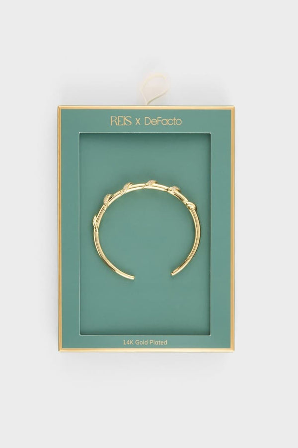 Reis X DeFacto Spiral Gold Bracelet