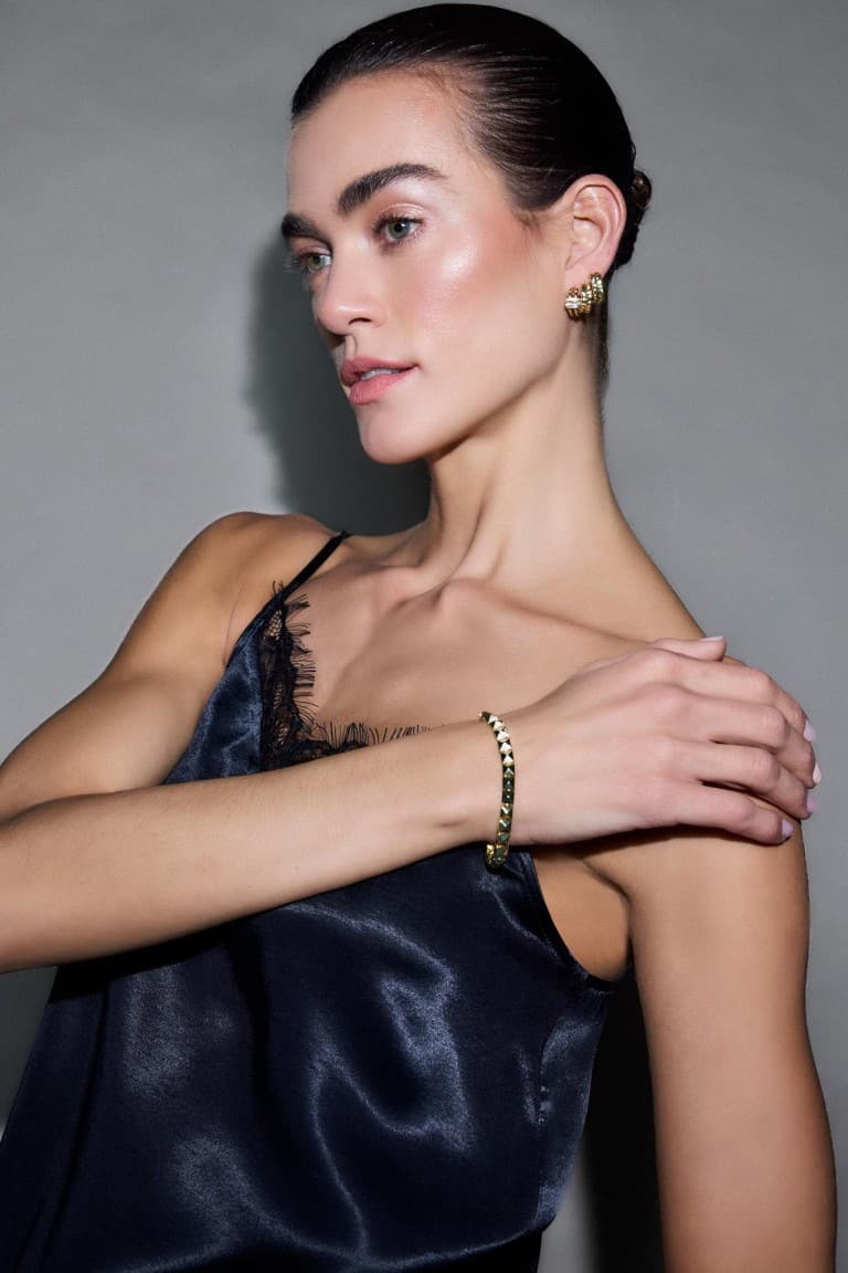 Reis X DeFacto Square Figure Gold Bracelet Main image
