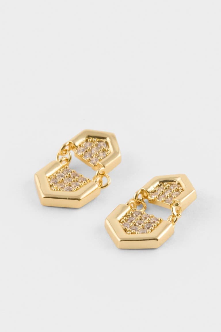 Reis X DeFacto 2-Pack Gold Earrings