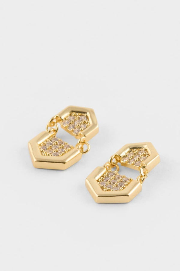 Reis X DeFacto 2-Pack Gold Earrings