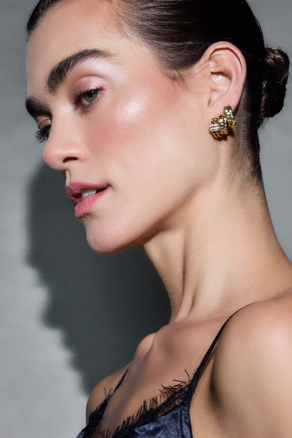 Reis X DeFacto 2-Pack Gold Earrings