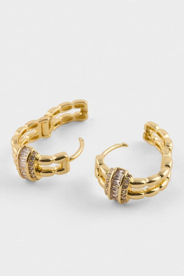 Reis X DeFacto 2-Pack Gold Earrings
