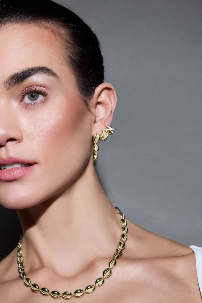 Reis X DeFacto 2-Pack Gold Earrings
