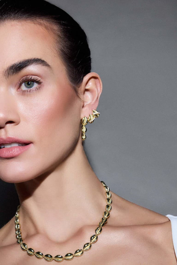 Reis X DeFacto 2-Pack Gold Earrings