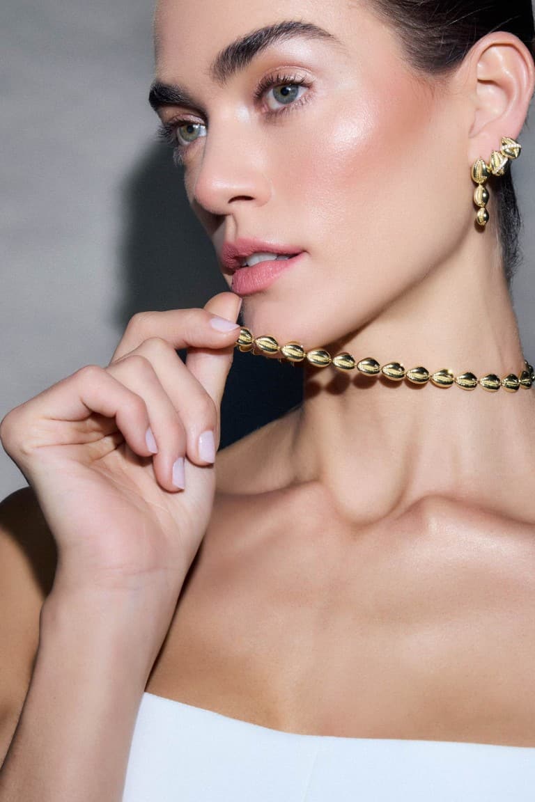 Reis X DeFacto 2-Pack Gold Earrings Secondary image
