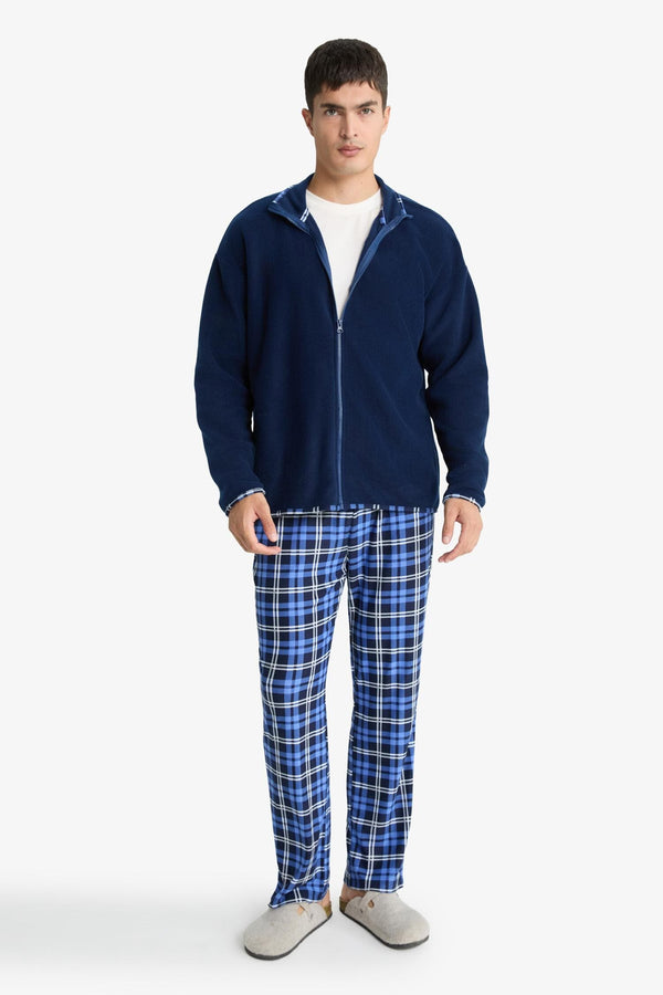 Regular Fit Fleece Zippered Top