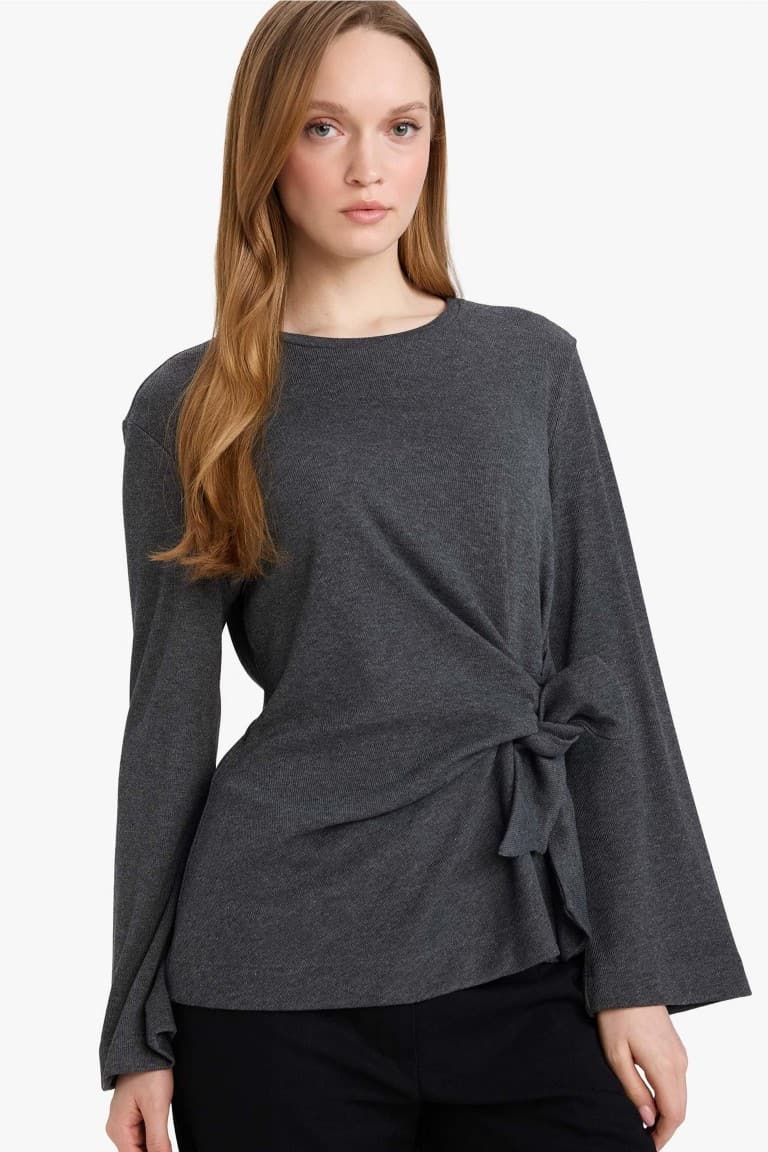 Regular Fit Tie-Up T-Shirt
