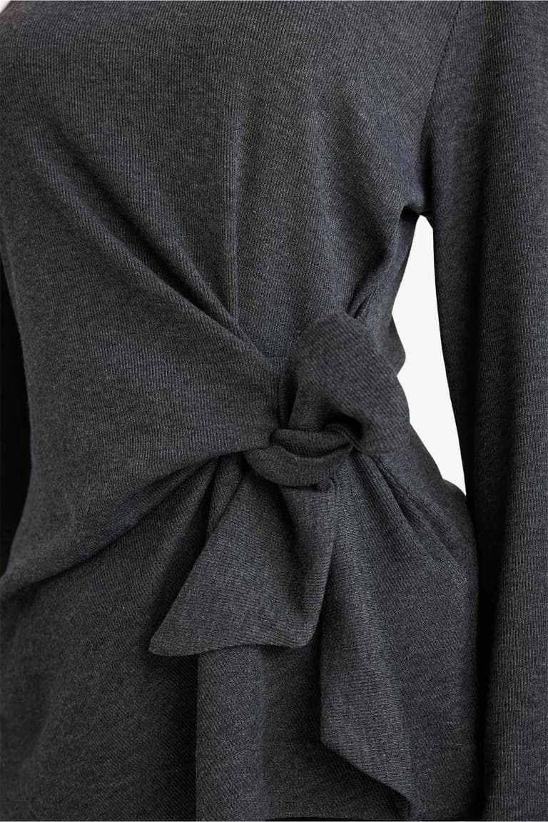 Regular Fit Tie-Up T-Shirt