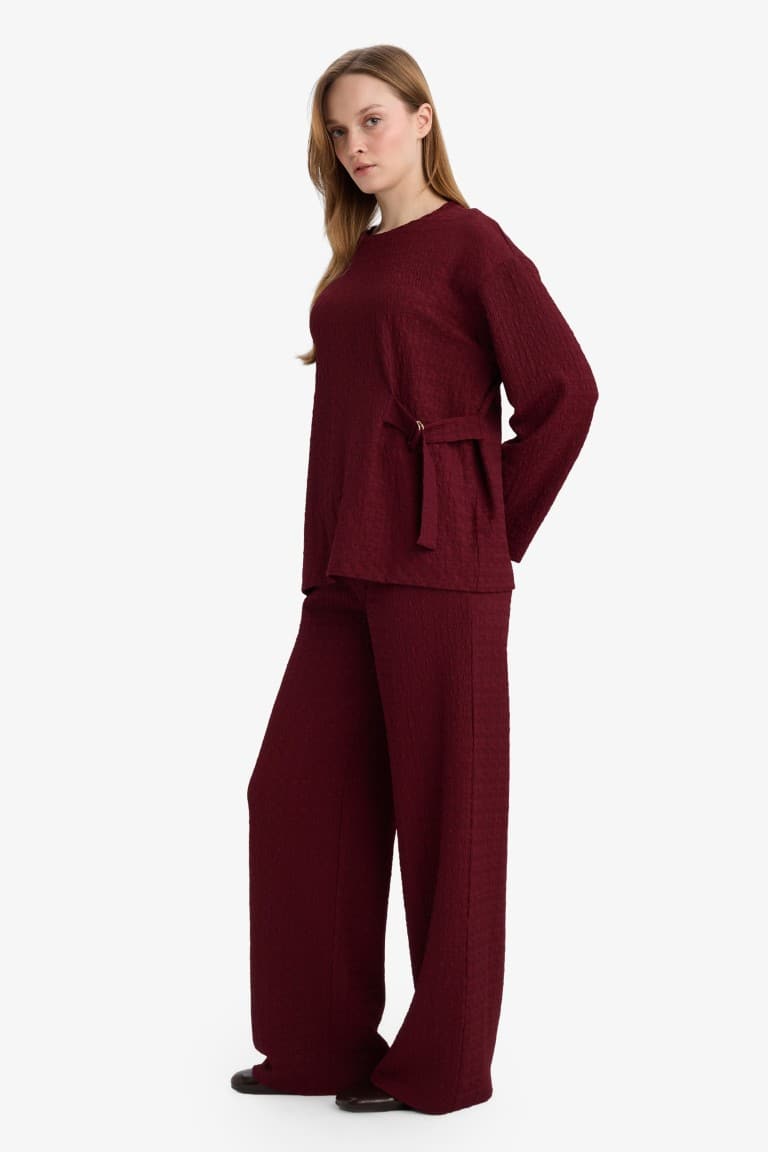 Straıght Fit Crimp Trousers Secondary image