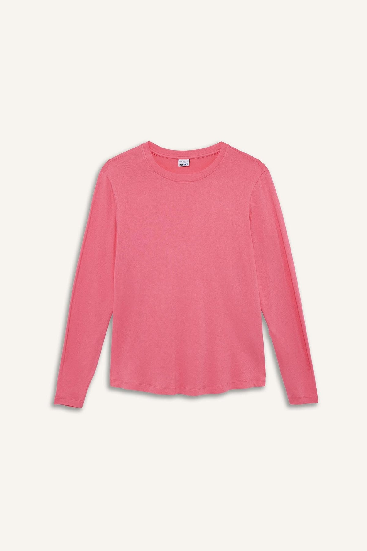 Standard Fit Crew Neck Athlete Long Sleeve T-Shirt