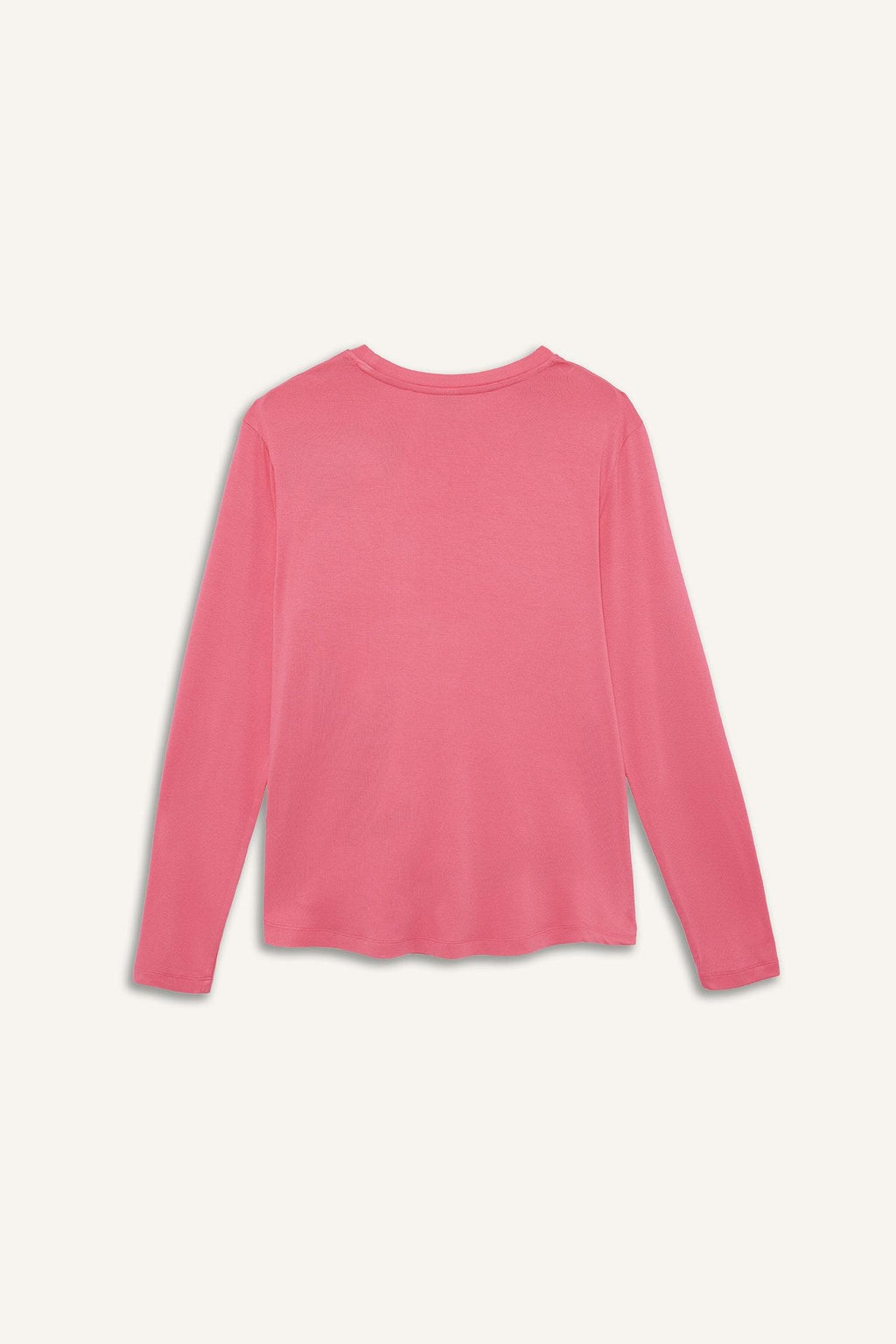 Standard Fit Crew Neck Athlete Long Sleeve T-Shirt