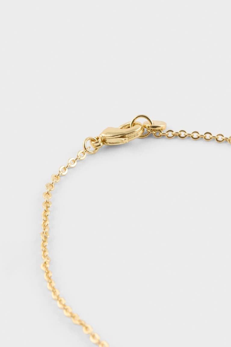 Reis X DeFacto Snowflake Patterned Gold Bracelet