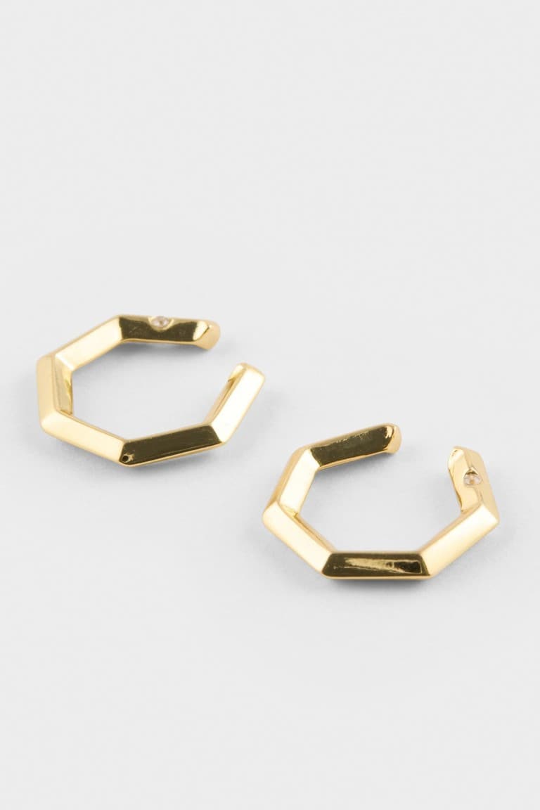 Reis X DeFacto 2-Pack Gold Earrings