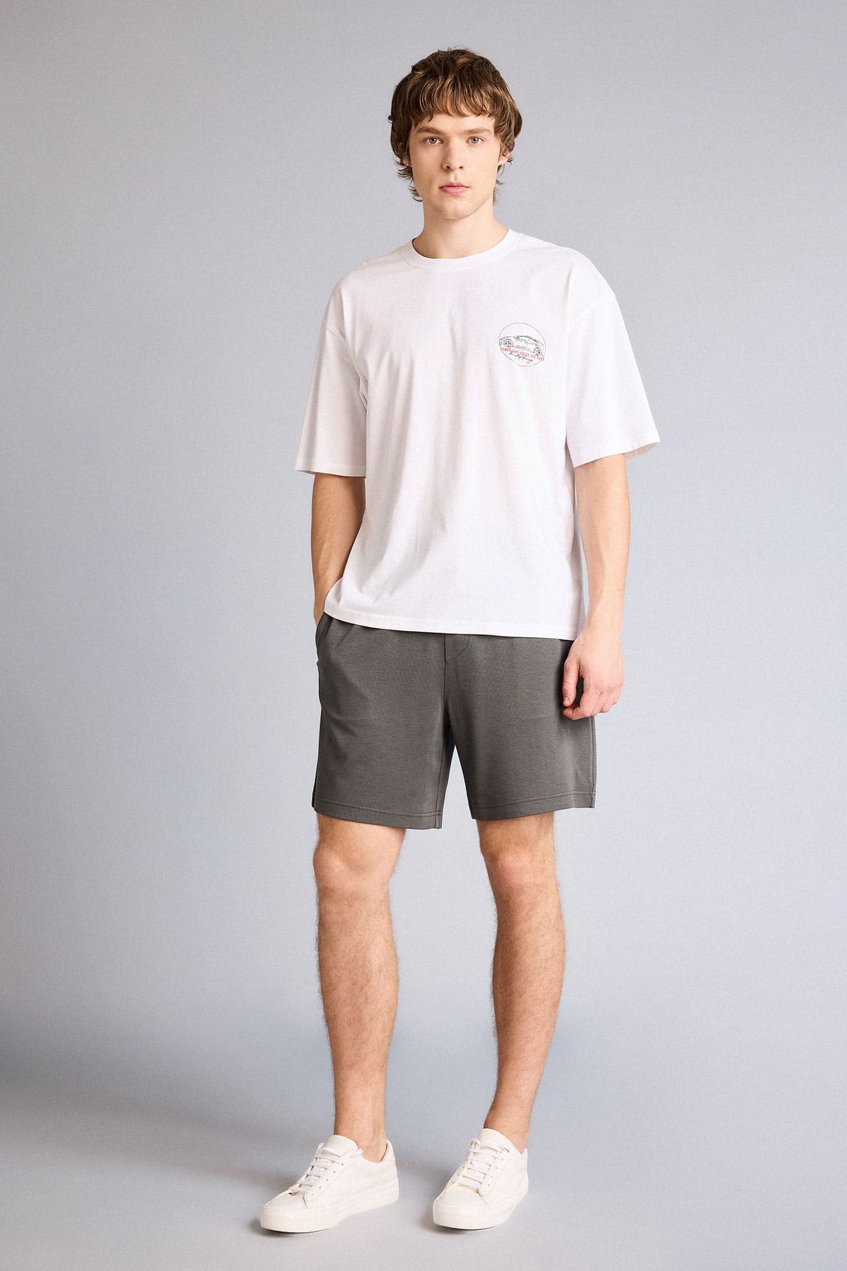 Ultra Soft Touch Elastic Waist Detailed Pocket Shorts Main image