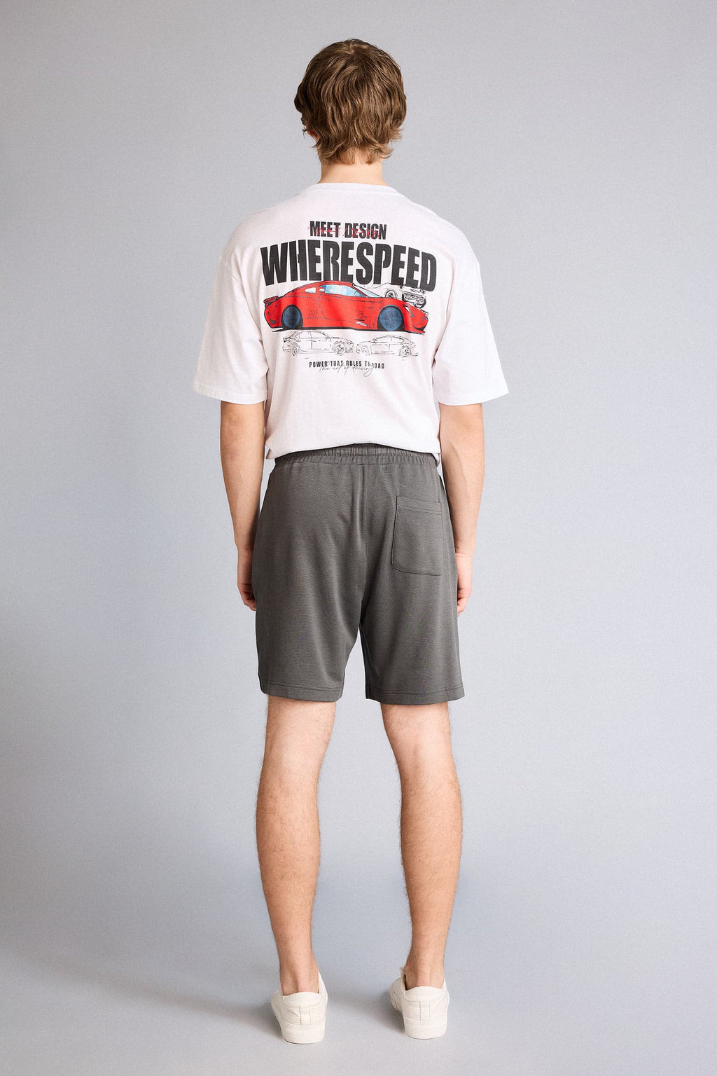 Ultra Soft Touch Elastic Waist Detailed Pocket Shorts