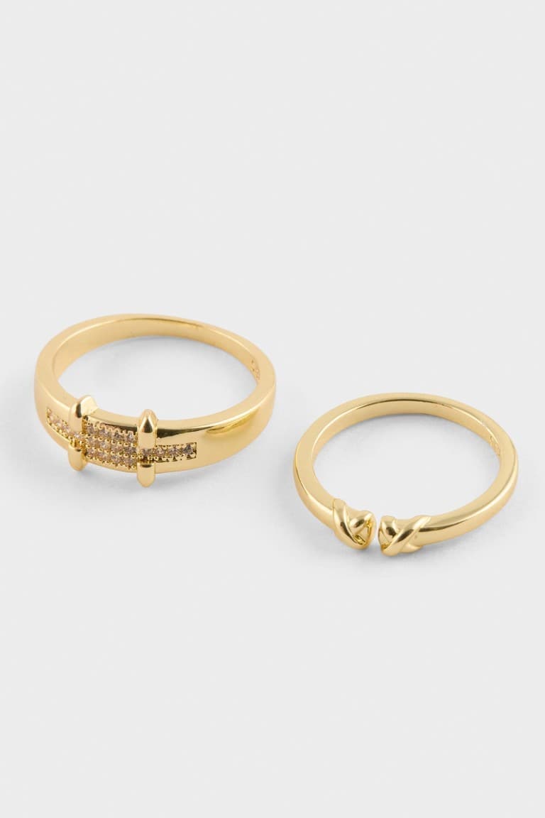 Reis X DeFacto 2-Pack Gold Ring