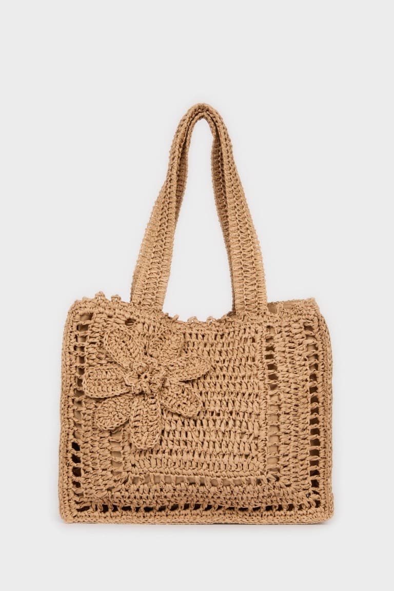 Women Straw Shoulder Bag