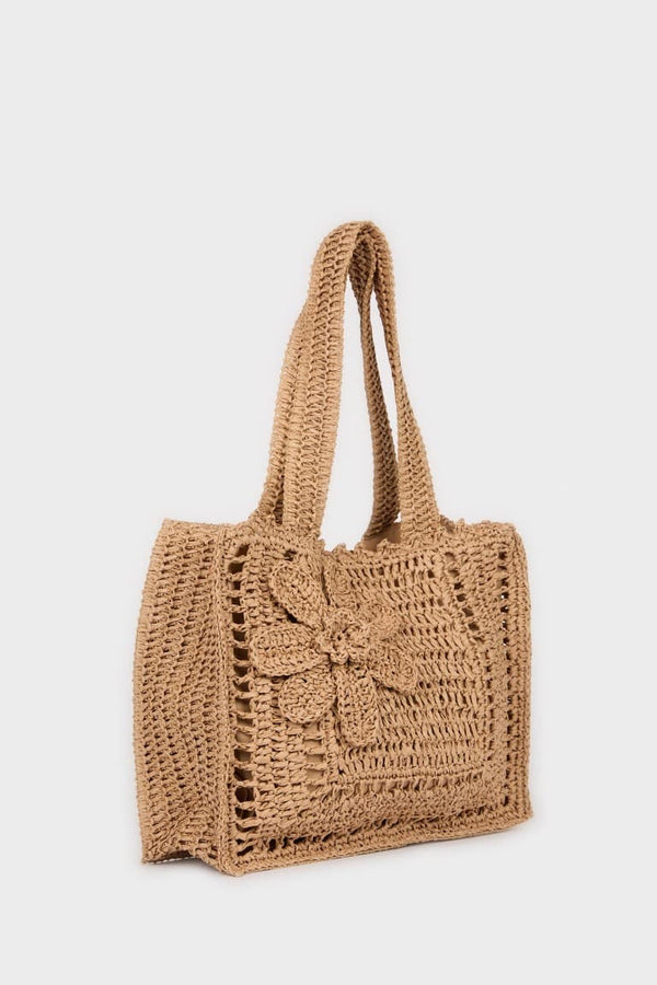 Women Straw Shoulder Bag