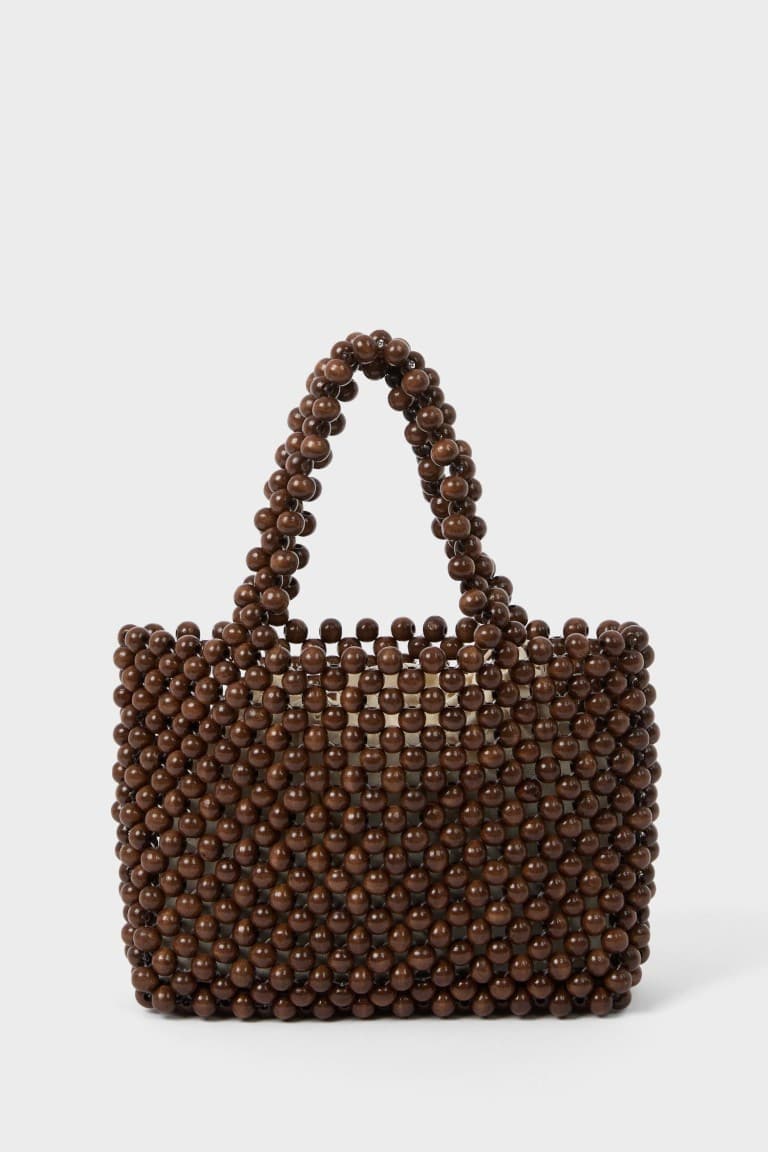 Manuka x Defacto Women Wooden Beaded Handbag