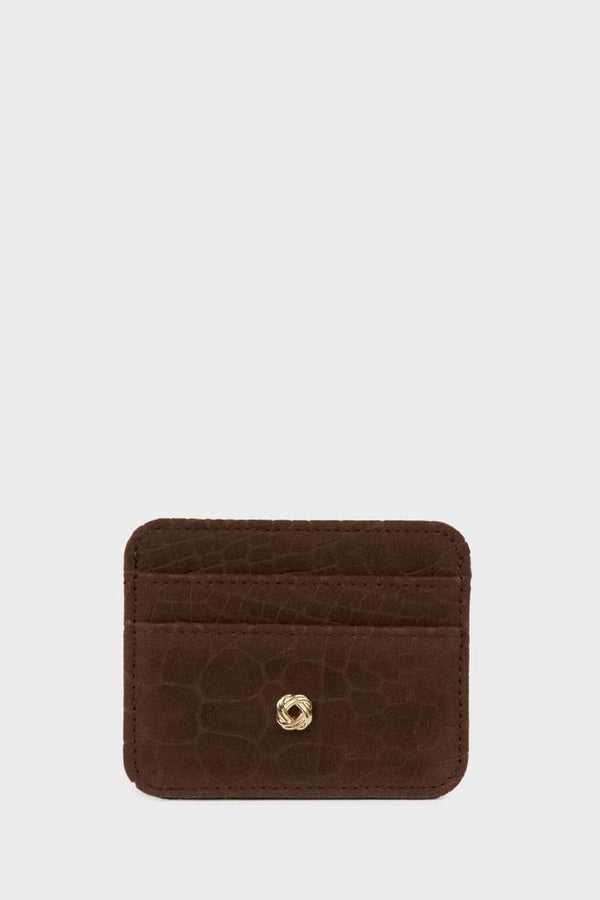 Women Suede Card Holder